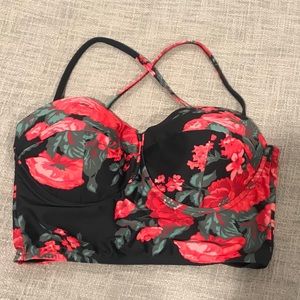 Albion Fit Bikini Top - Pink Floral